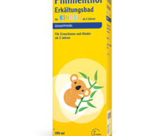 Pinimenthol®
Erkältungsbad Kinder ab 2 Jahren 190 ml Pinimenthol®
Erkältungsbad Kinder ab 2 Jahren 190 ml