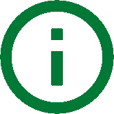 Symbol mit einem großen I für eine Info